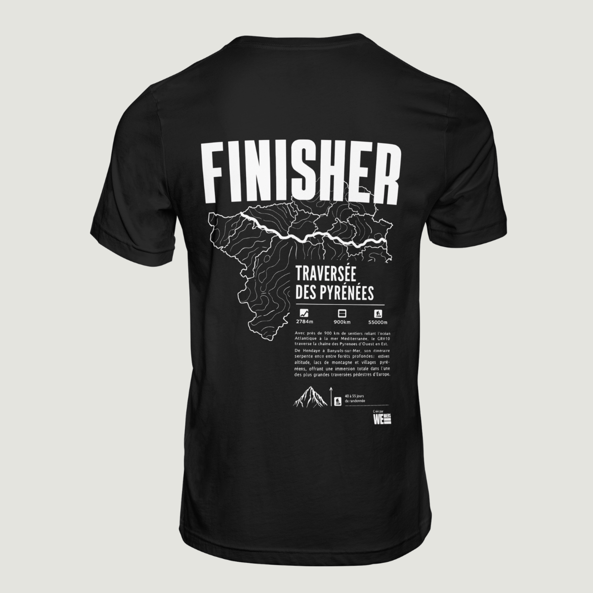 T-shirt GR®10 Traversée des Pyrénées