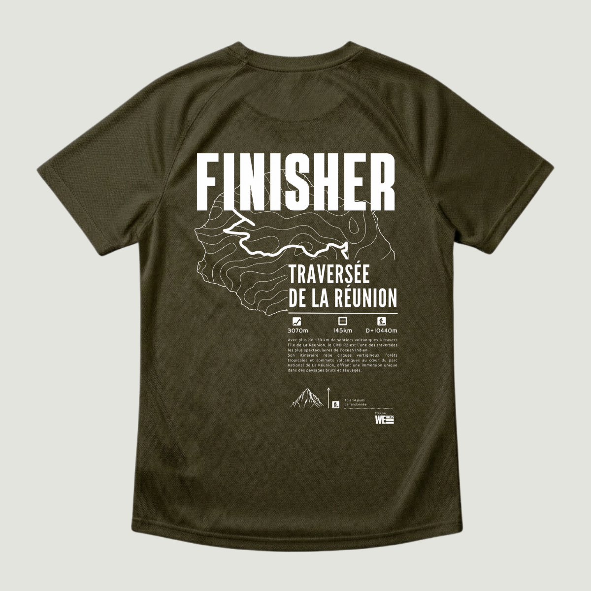 T-shirt sport GR®R2 Traversée de la Réunion