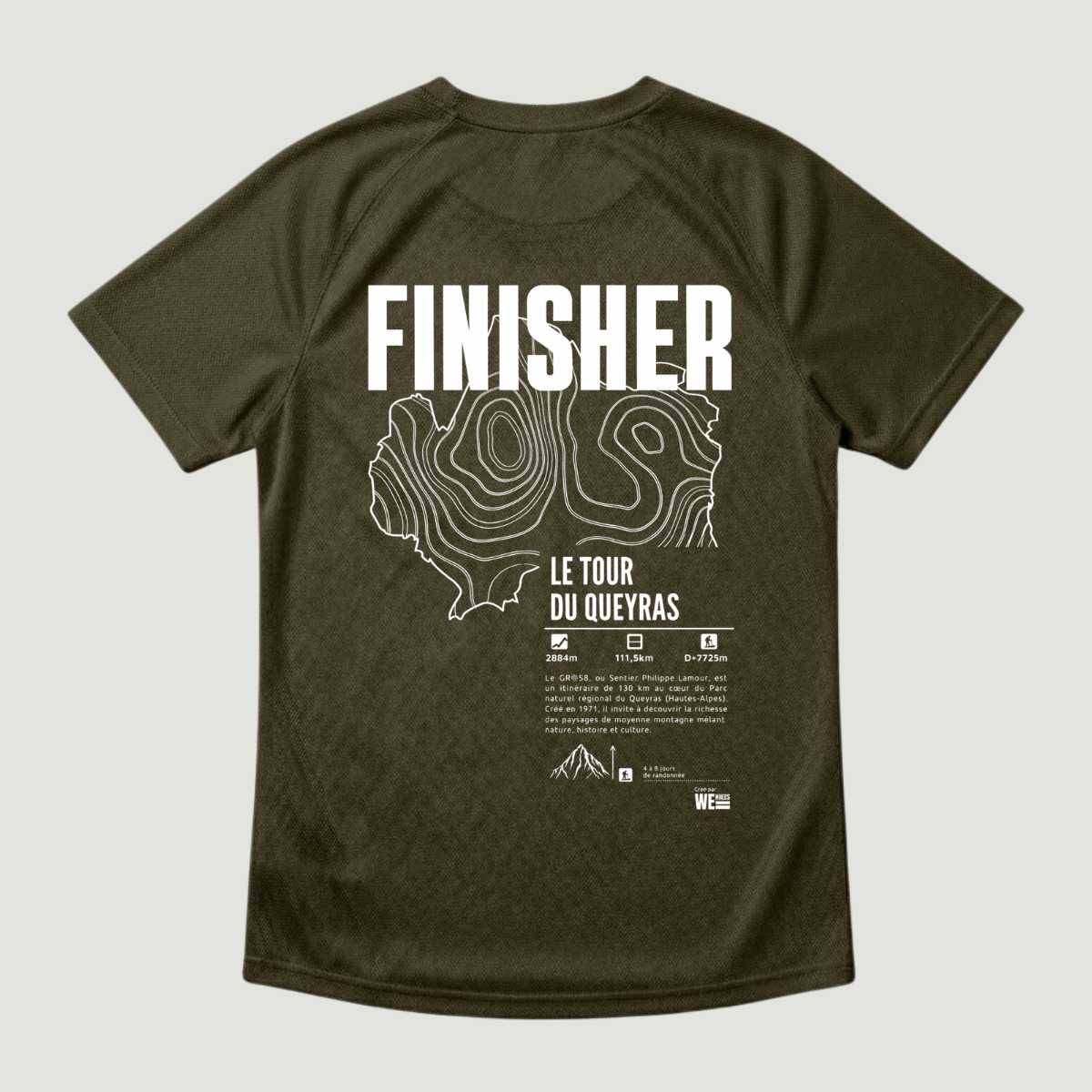 T-shirt sport GR®58 Le Tour du Queyras