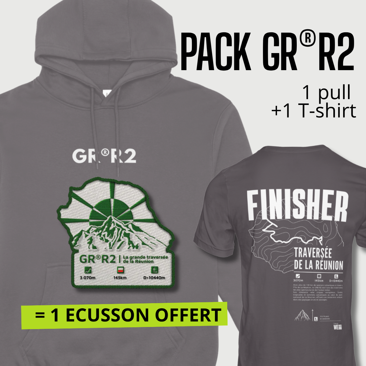 Pack GR®R2 Traversée de la Réunion