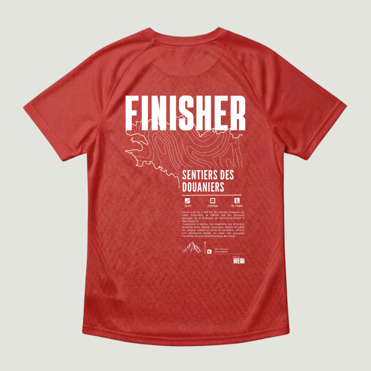 T-shirt sport GR®34 Sentiers des Douaniers