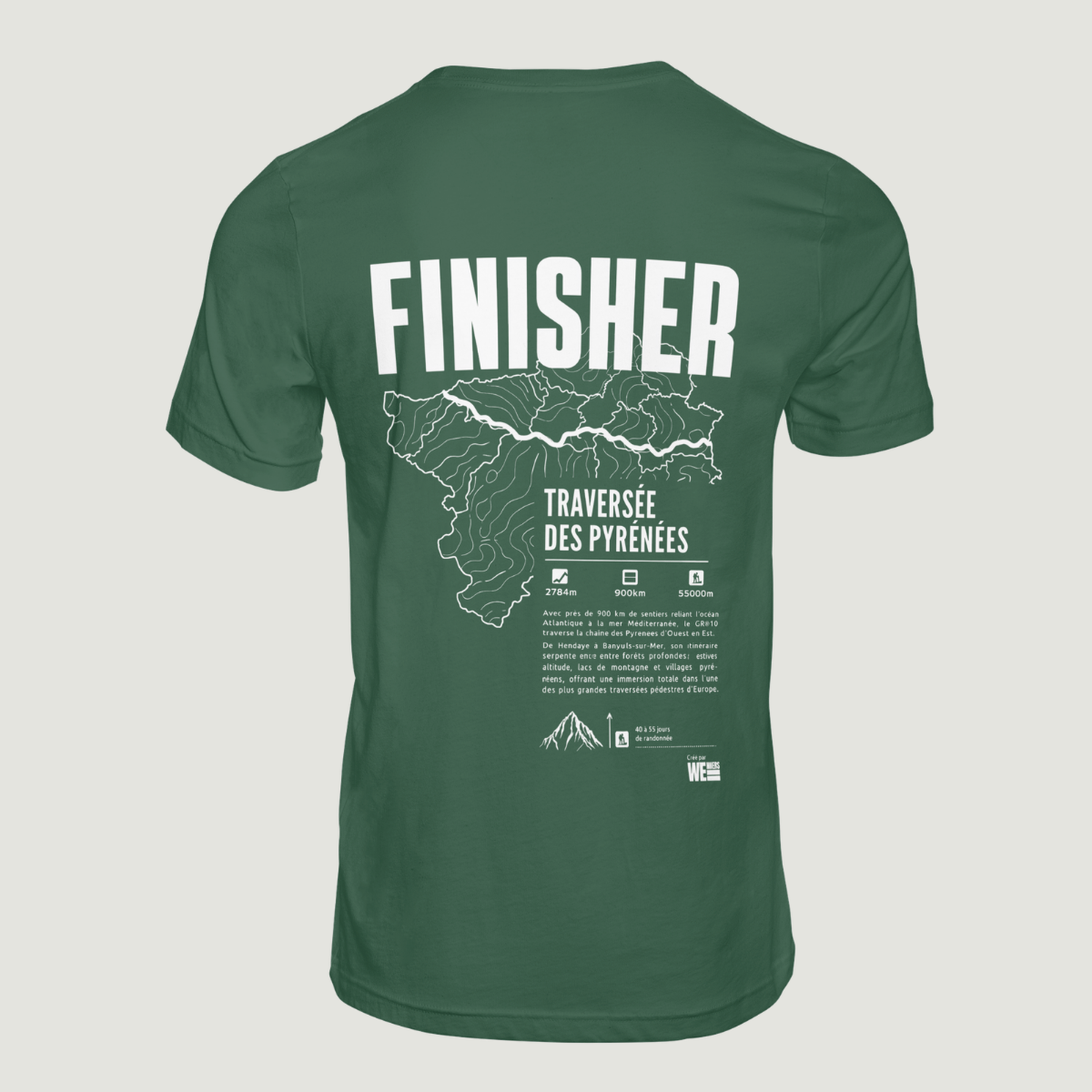 T-shirt GR®10 Traversée des Pyrénées