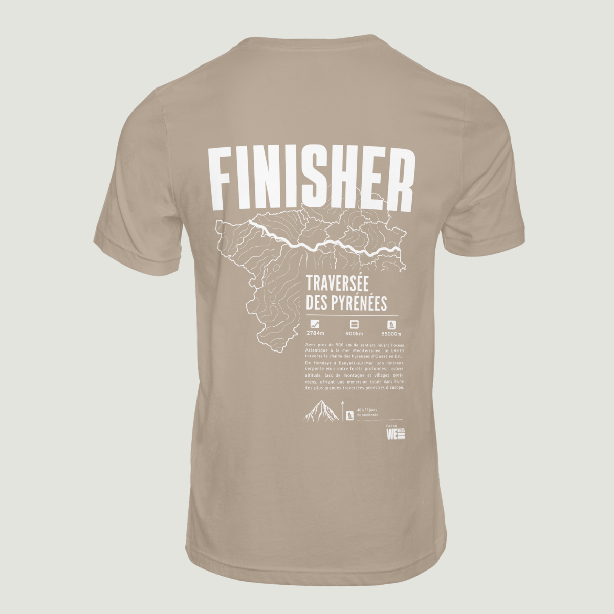 T-shirt GR®10 Traversée des Pyrénées