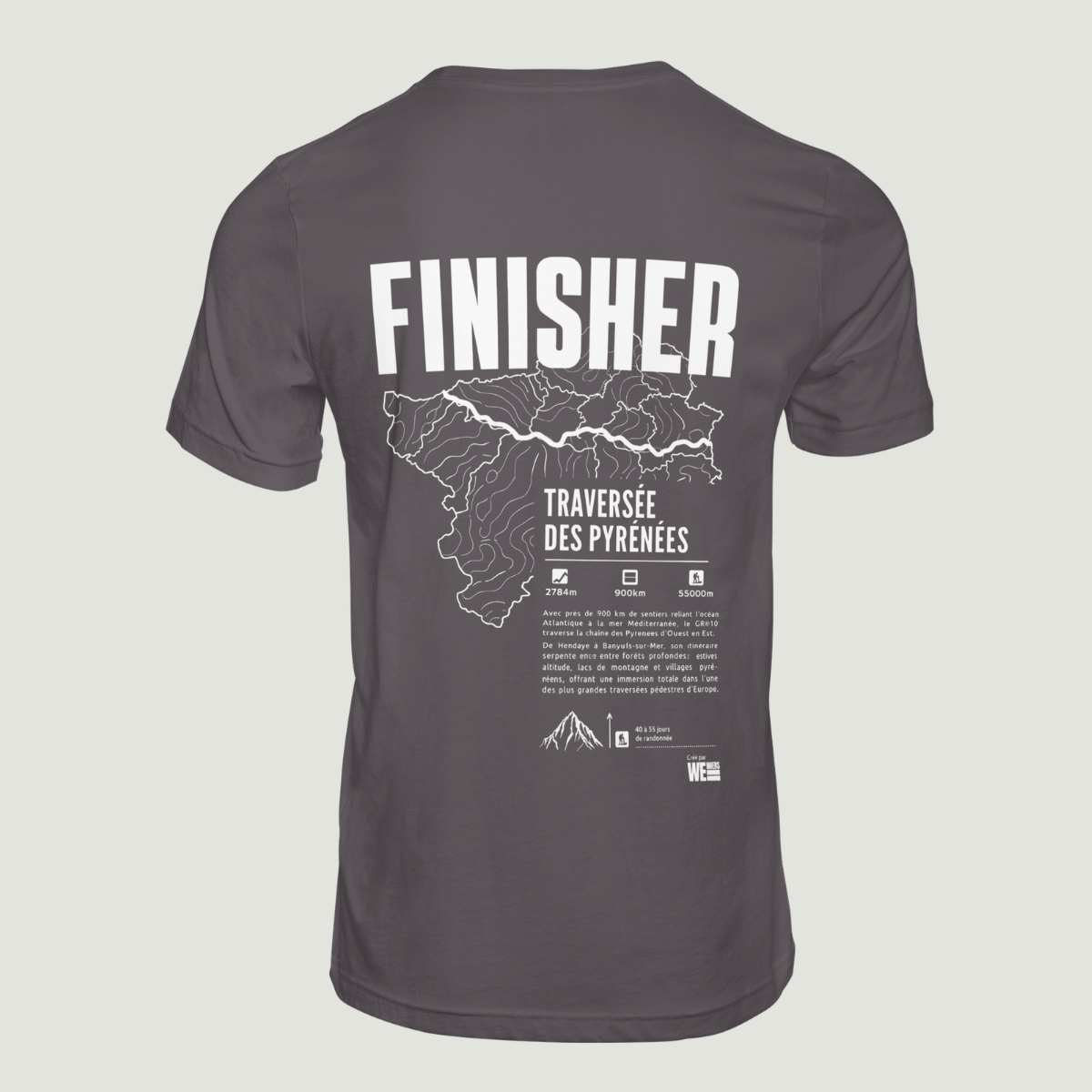 T-shirt GR®10 Traversée des Pyrénées