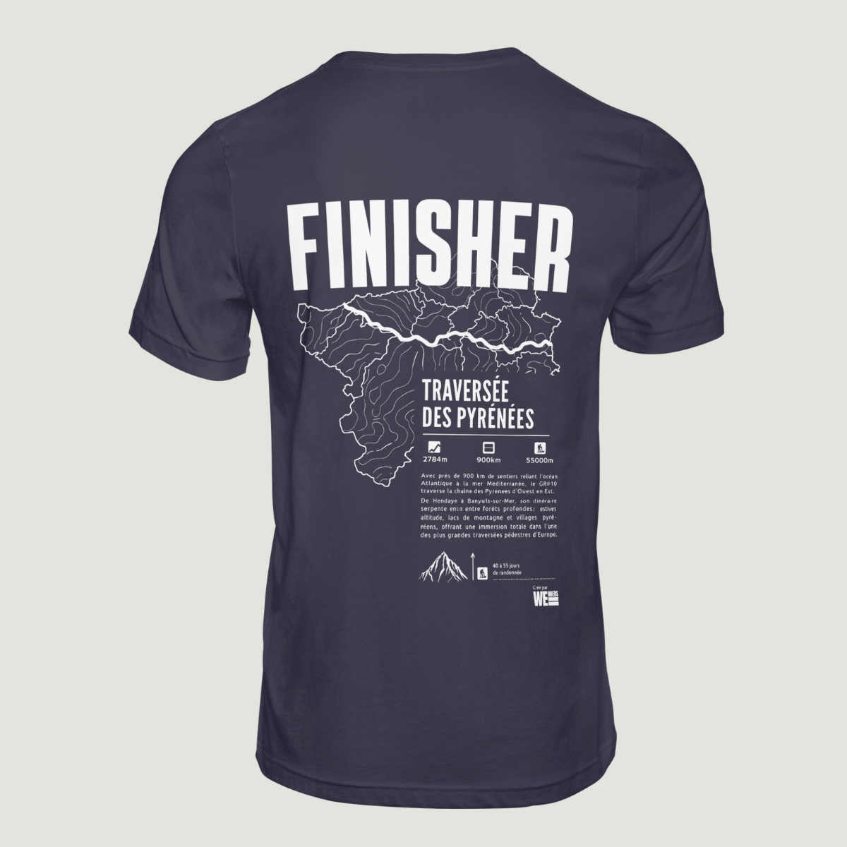 T-shirt GR®10 Traversée des Pyrénées