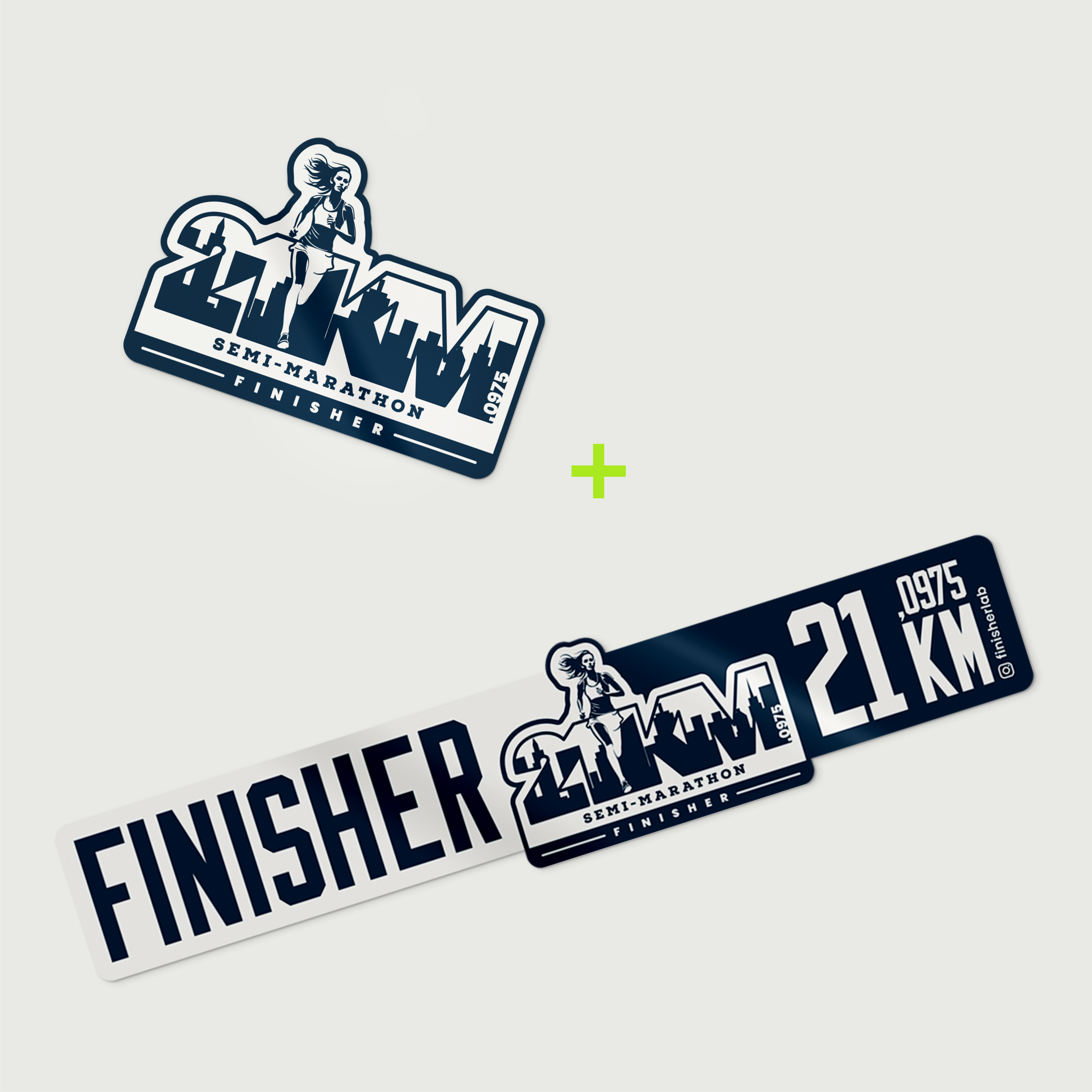 STICKER'S SEMI-MARATHON FEMME