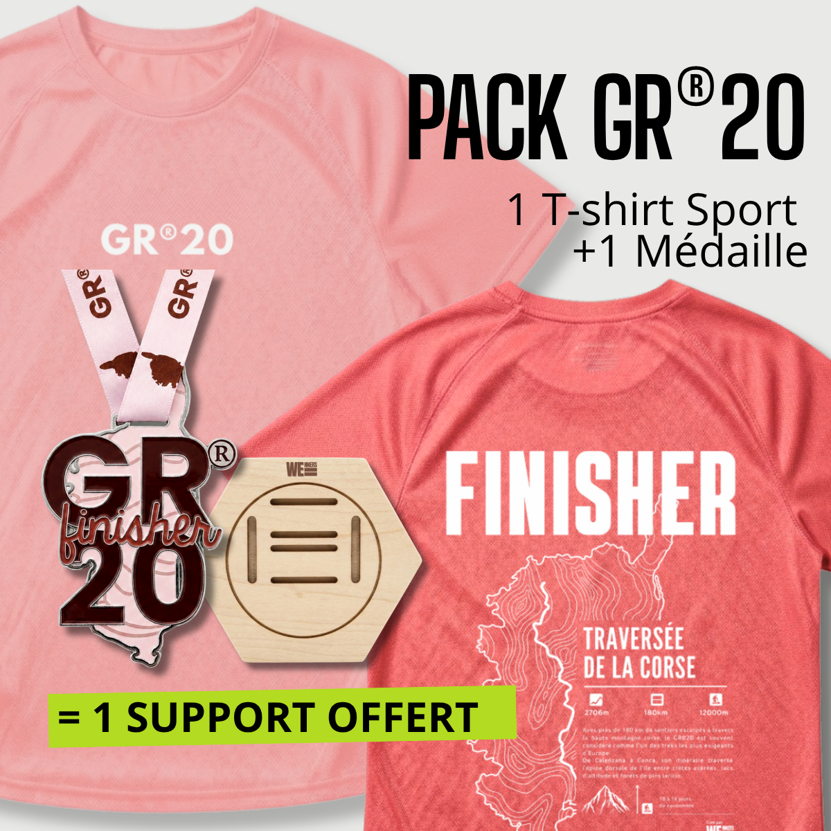 Pack Médaille GR®20 Traversée de la Corse
