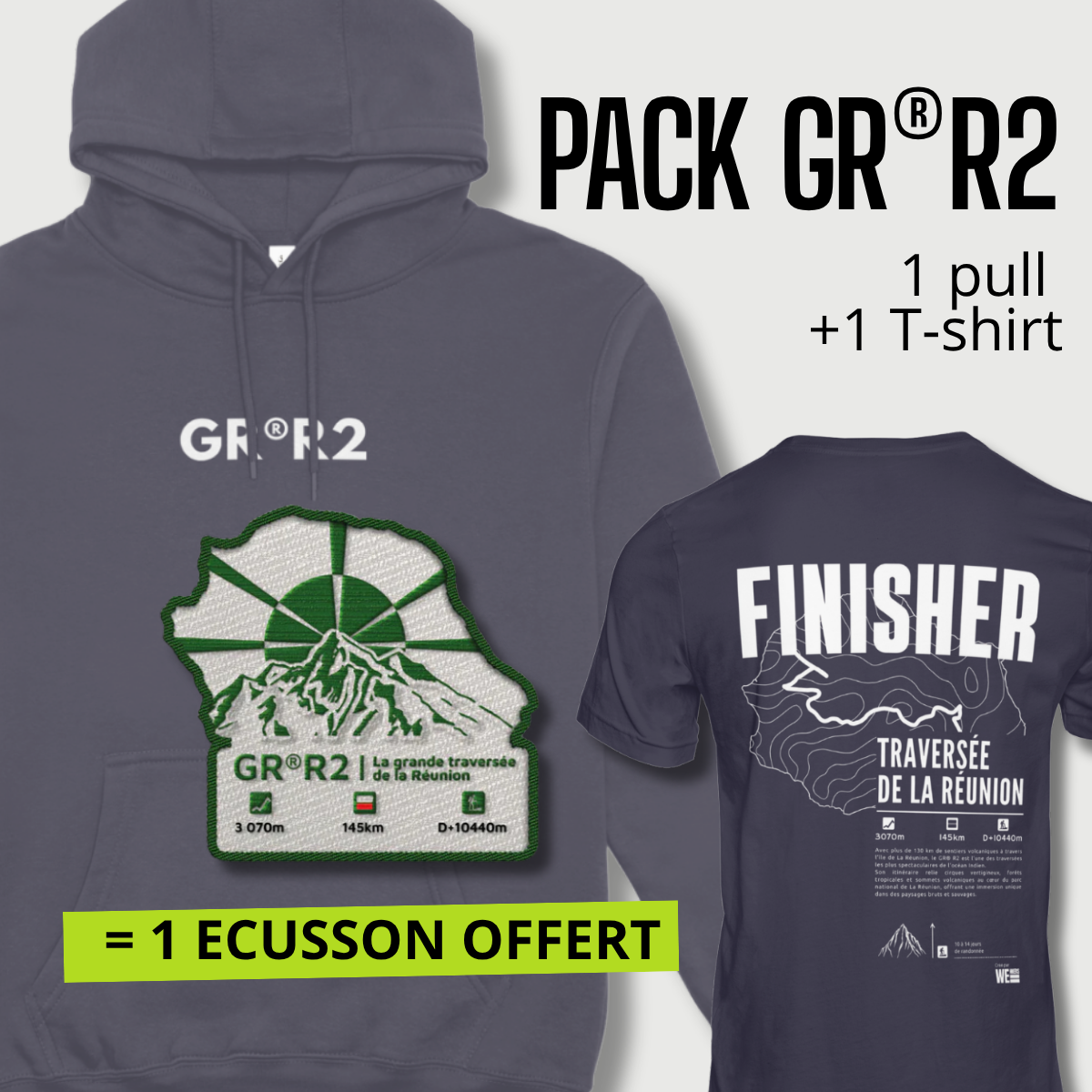 Pack GR®R2 Traversée de la Réunion