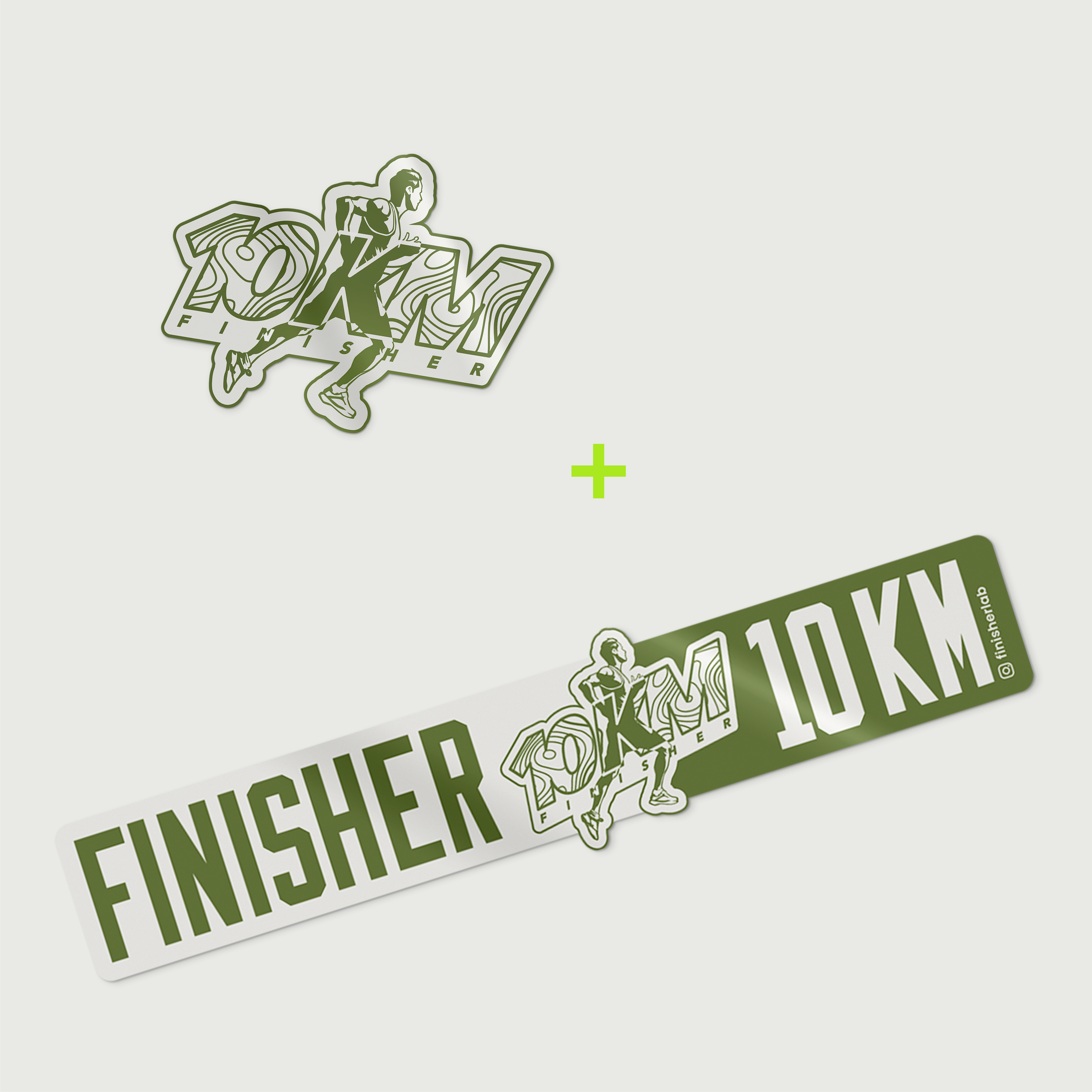 STICKER'S 10KM HOMME