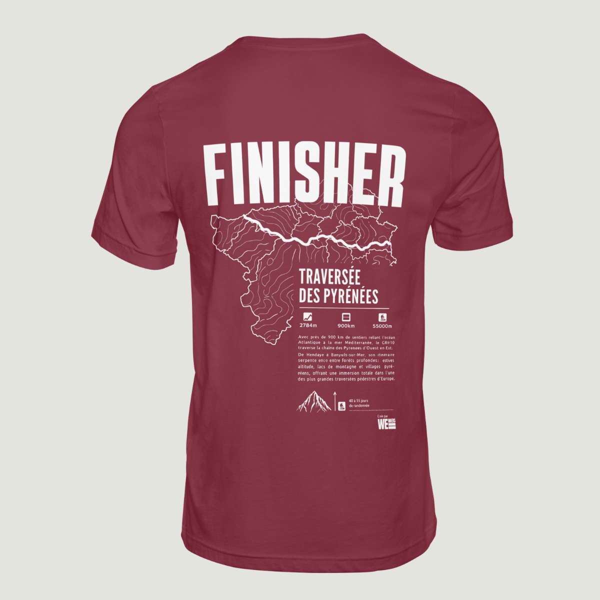 T-shirt GR®10 Traversée des Pyrénées