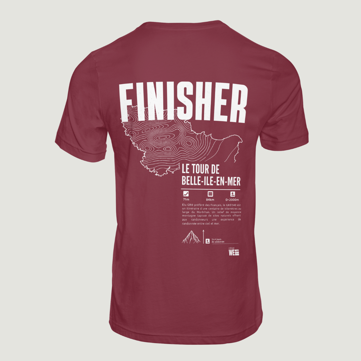 T-shirt GR®340 Le Tour de Belle-ile-en-mer