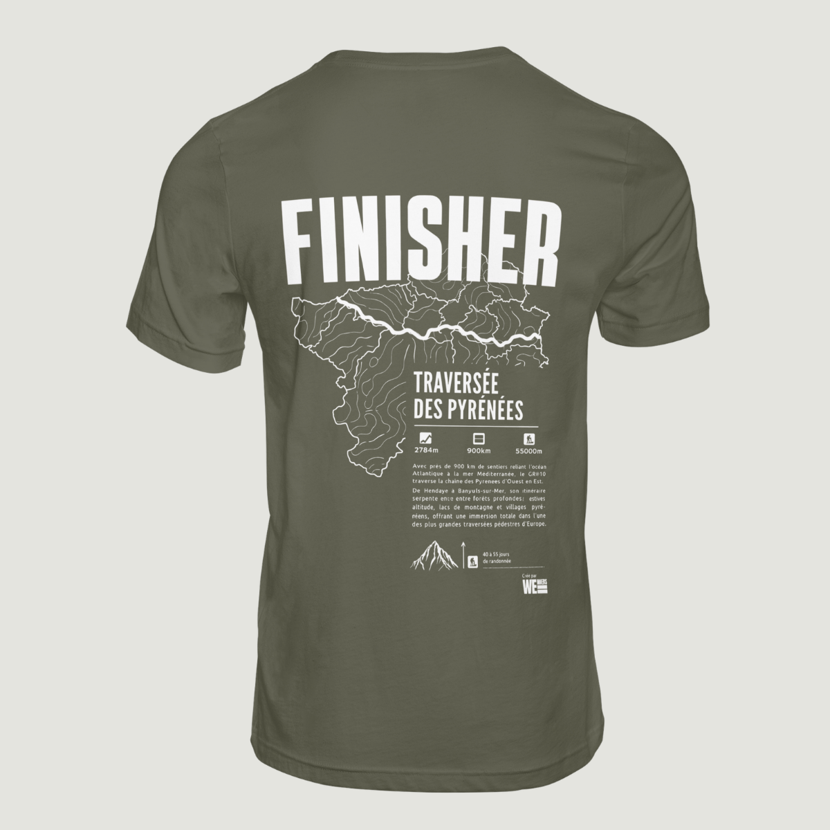 T-shirt GR®10 Traversée des Pyrénées