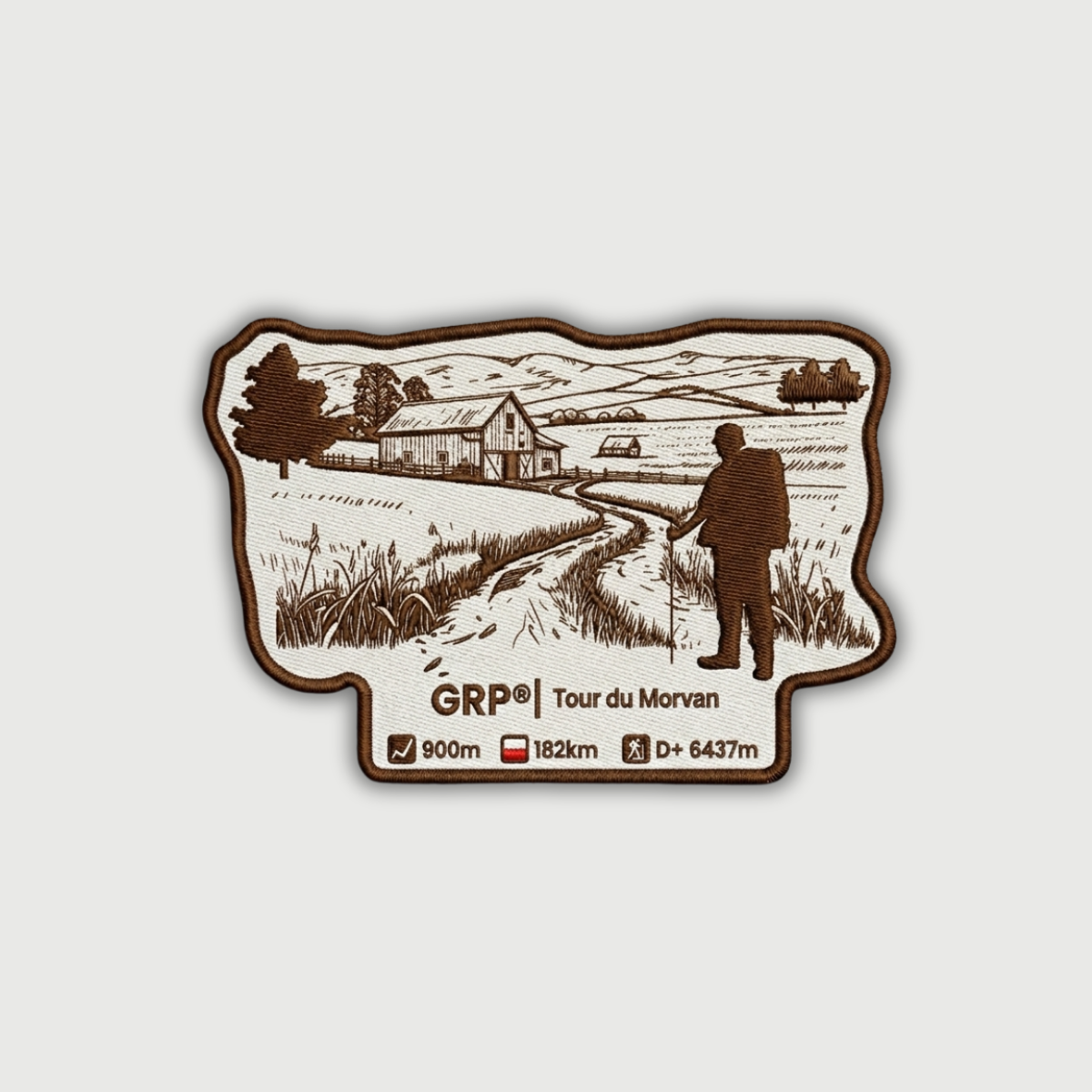 Écusson GRP® Tour et Traversée du Morvan