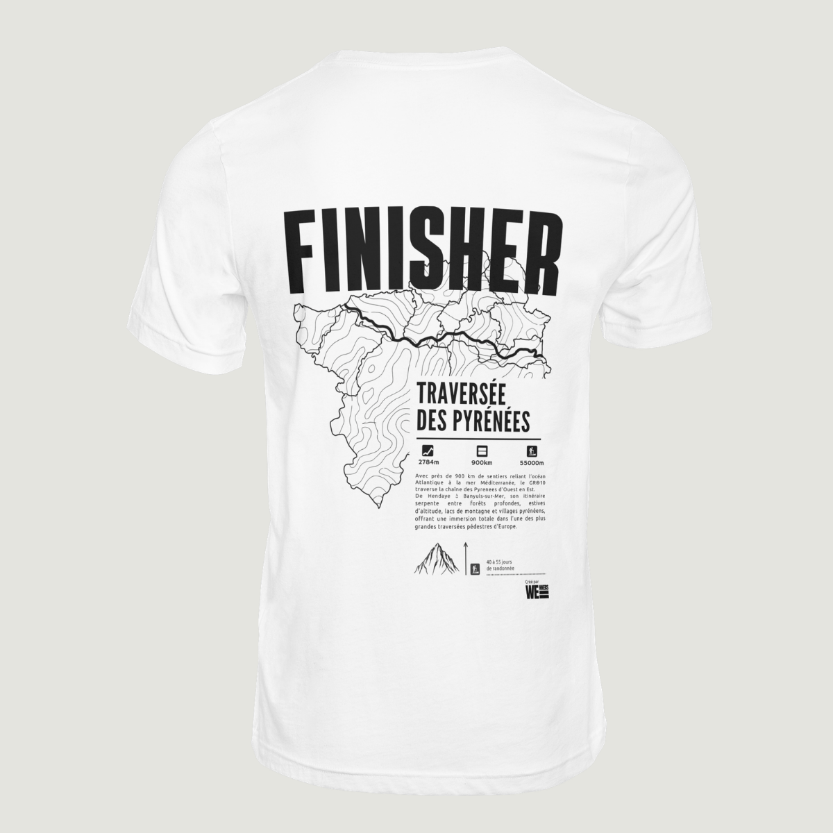 T-shirt GR®10 Traversée des Pyrénées