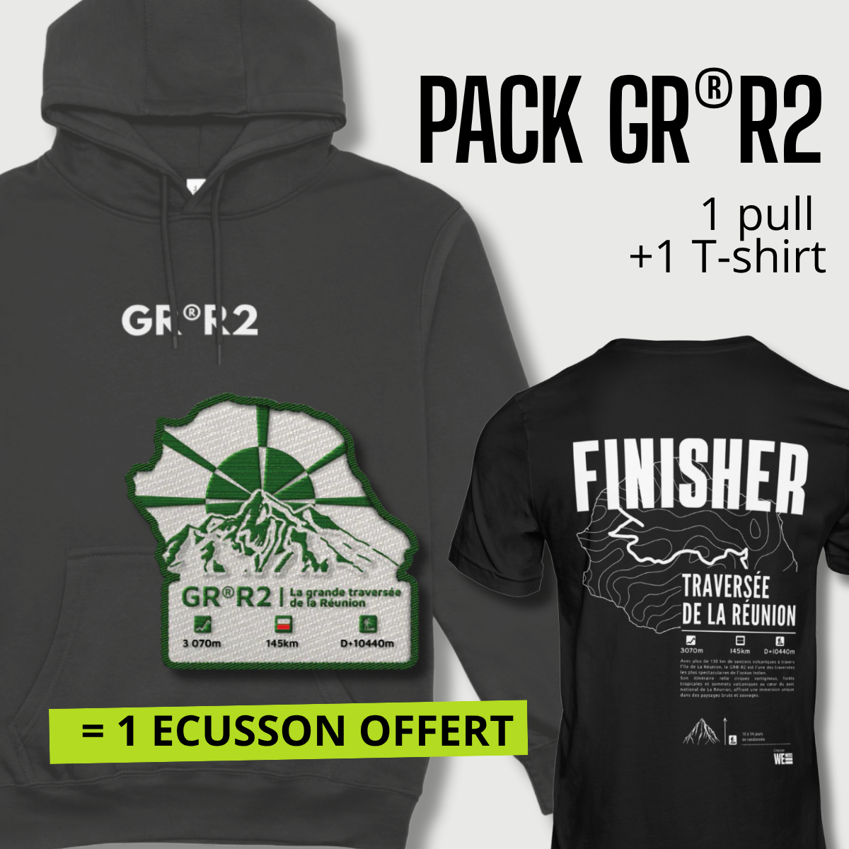 Pack GR®R2 Traversée de la Réunion