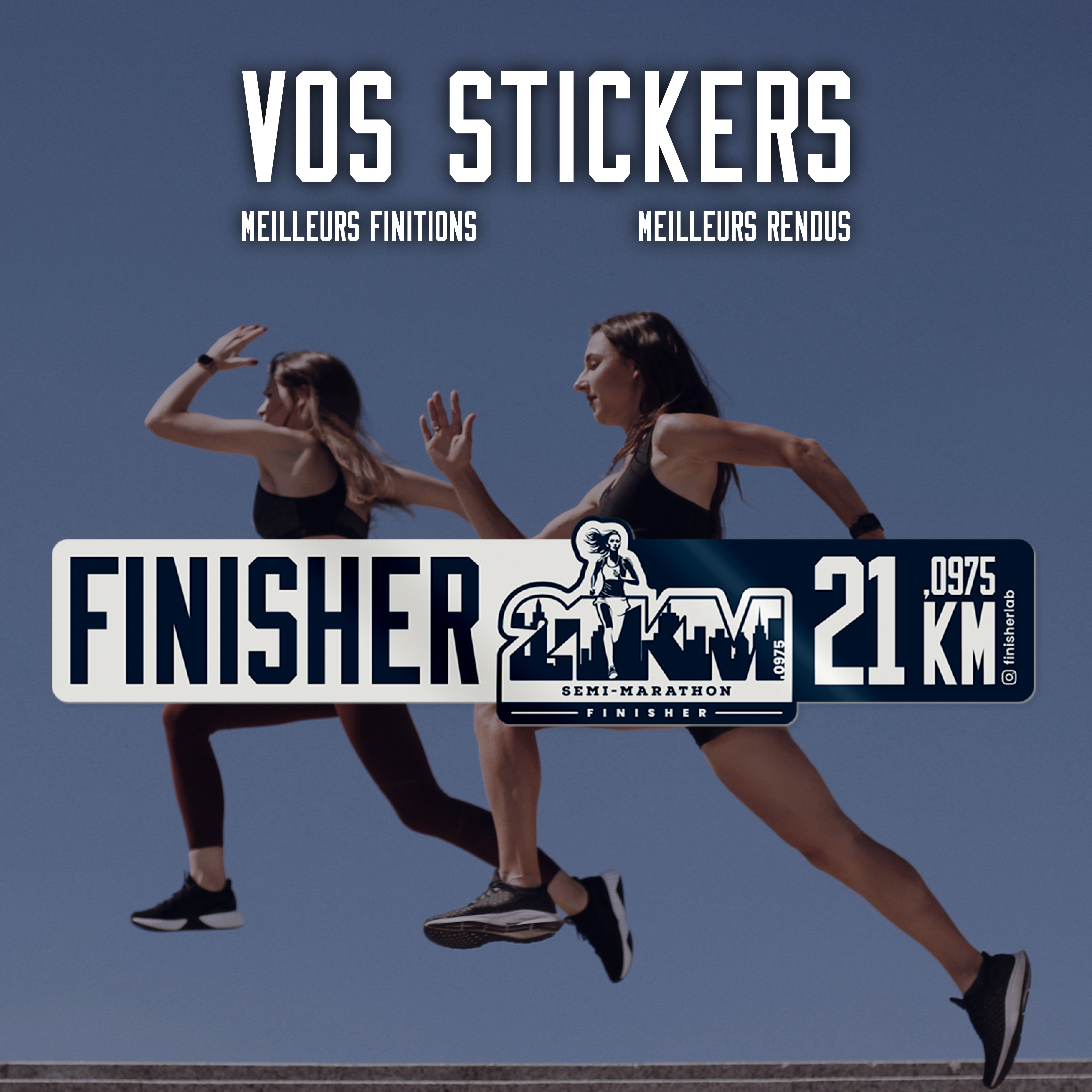 STICKER'S SEMI-MARATHON FEMME
