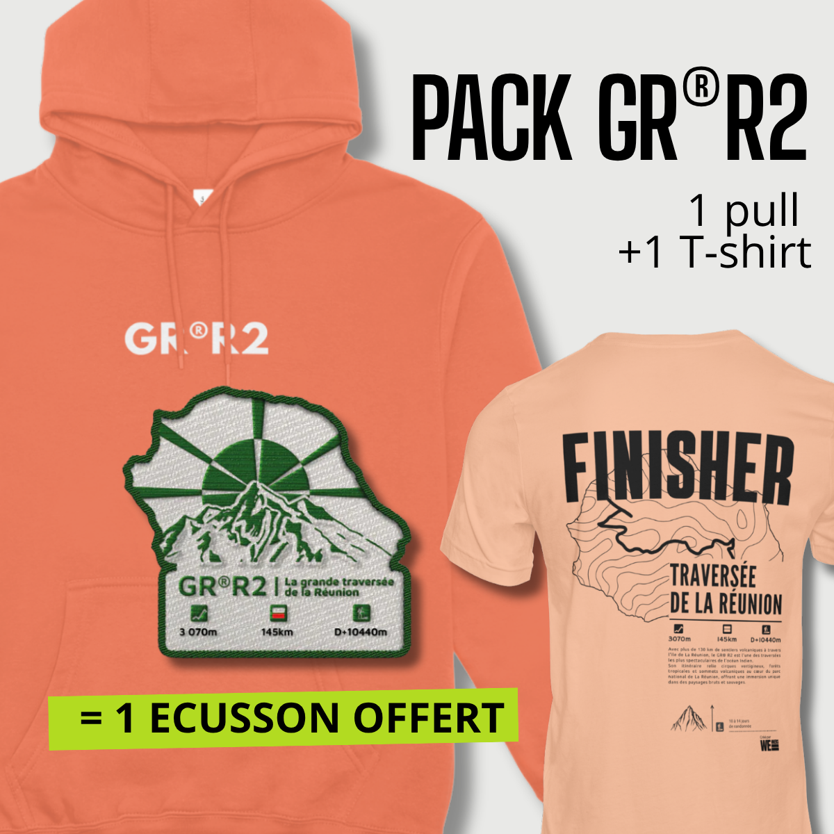 Pack GR®R2 Traversée de la Réunion