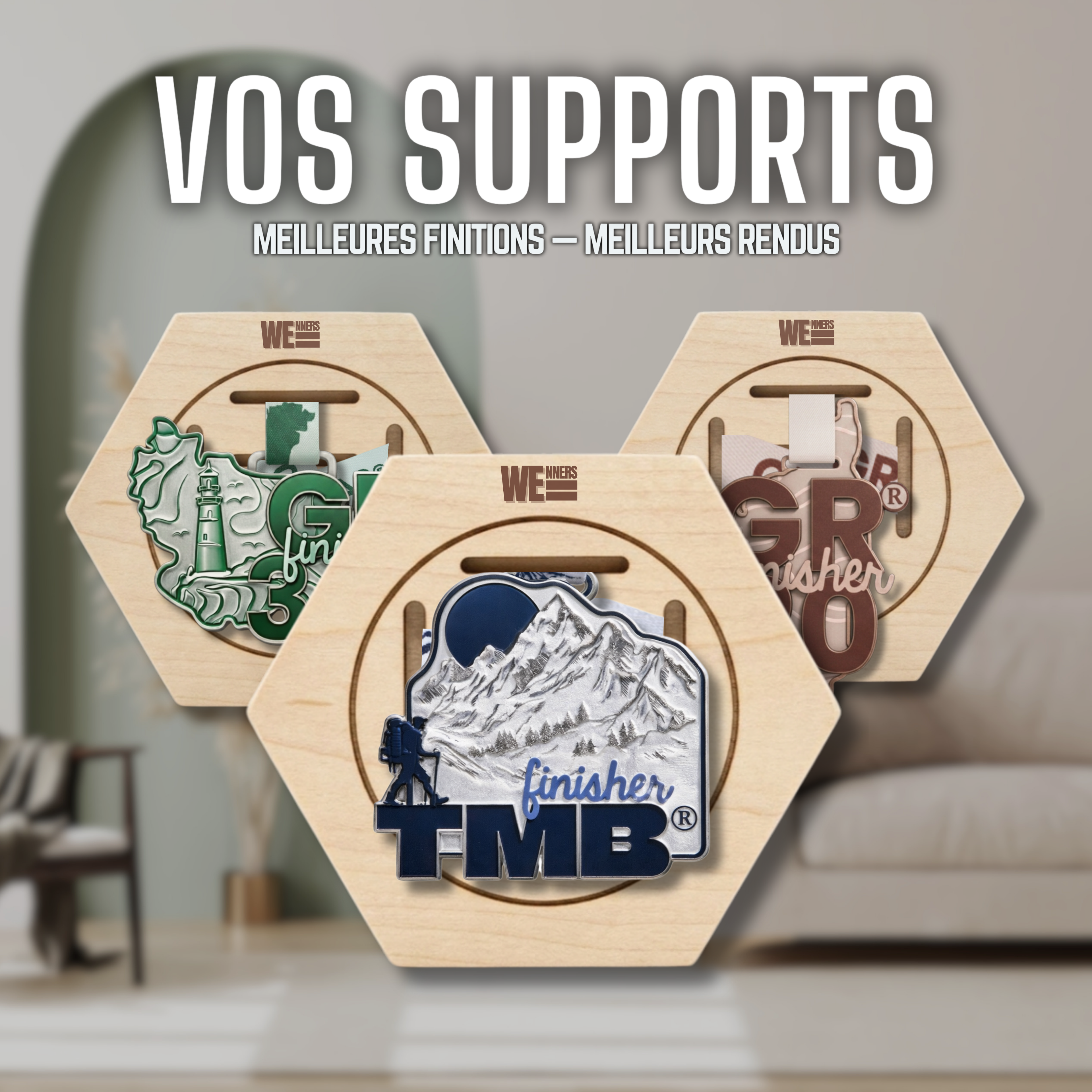Support Médaille Finisher