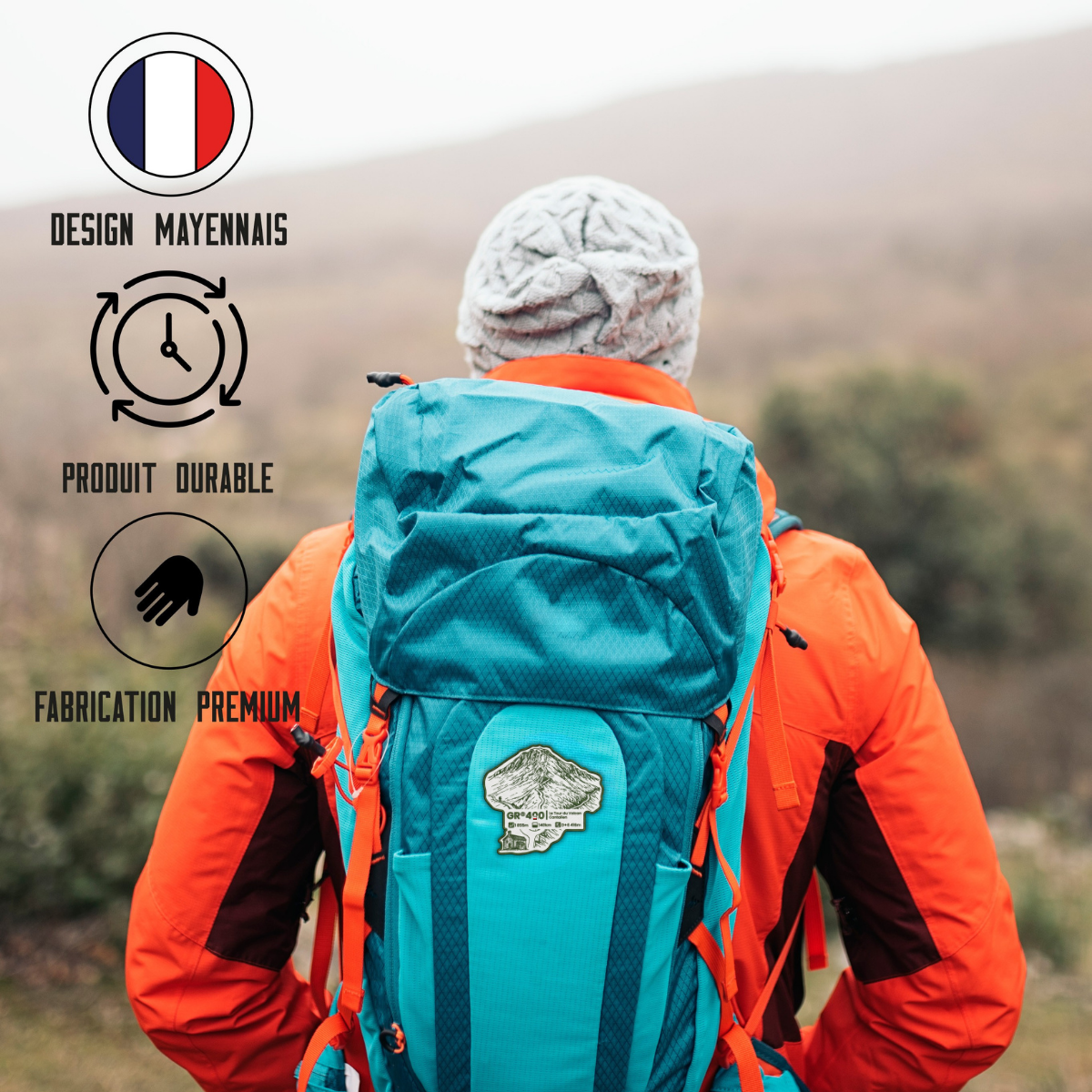 Écusson GR®400 Le Tour du Volcan Cantalien
