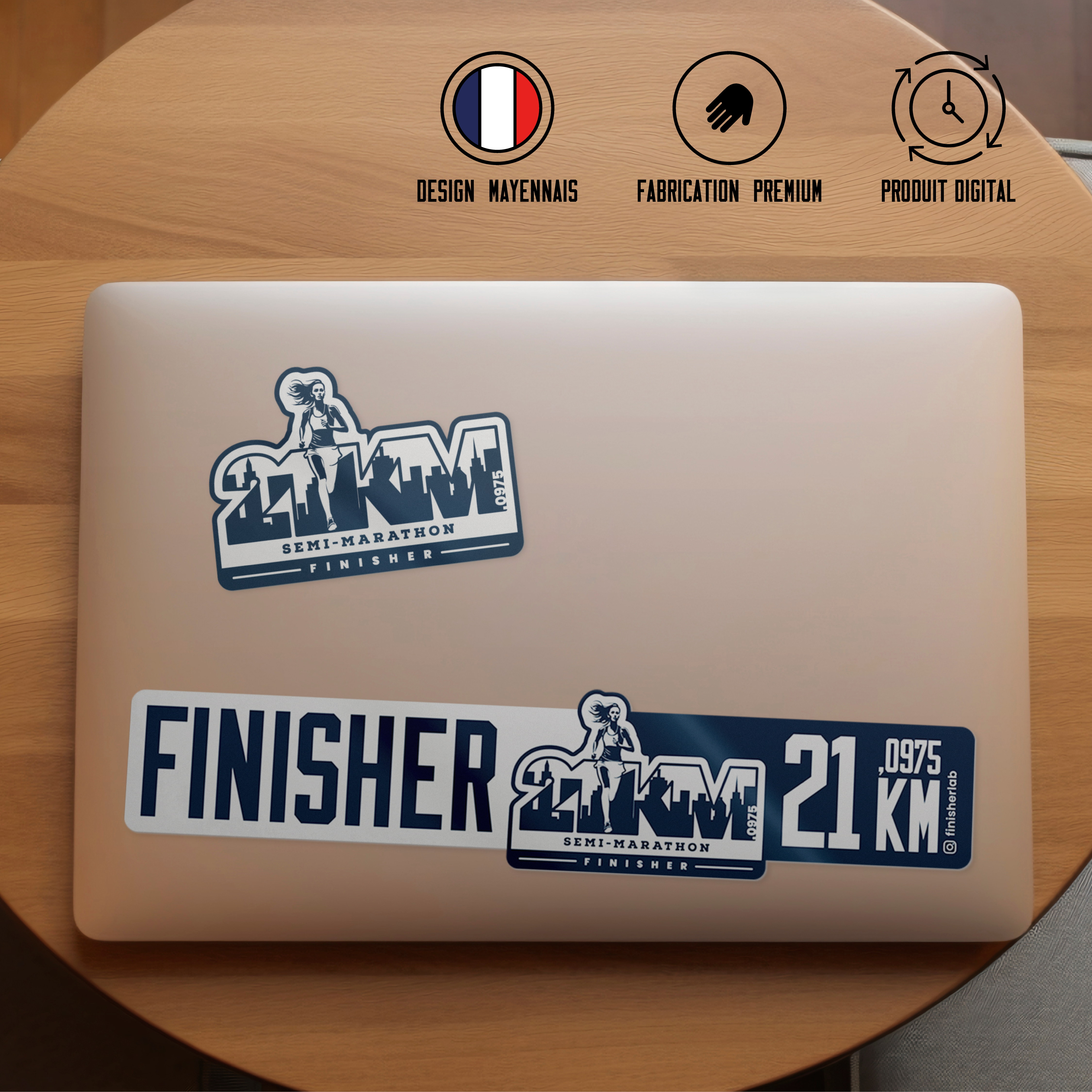 STICKER'S SEMI-MARATHON FEMME