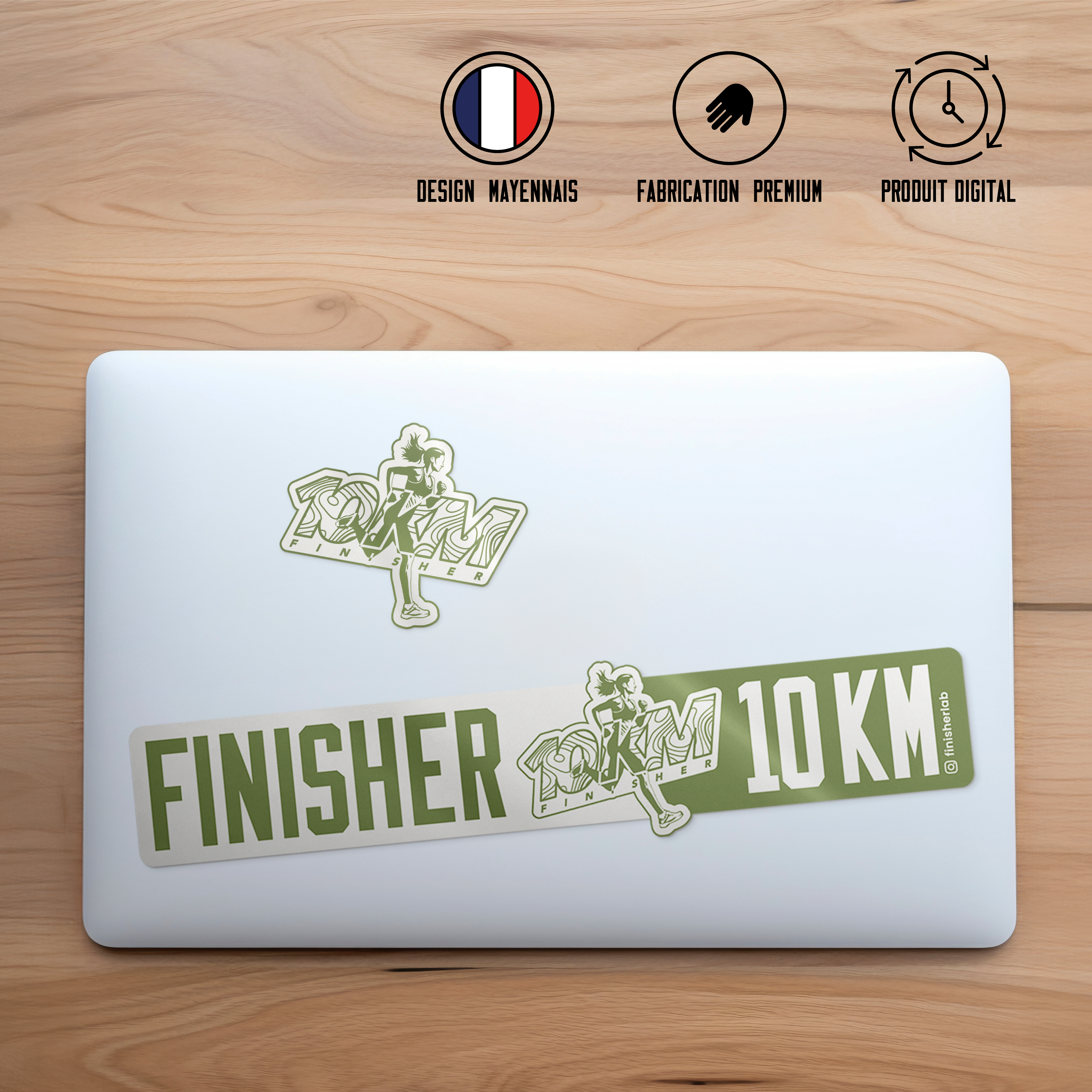 STICKER'S 10KM FEMME