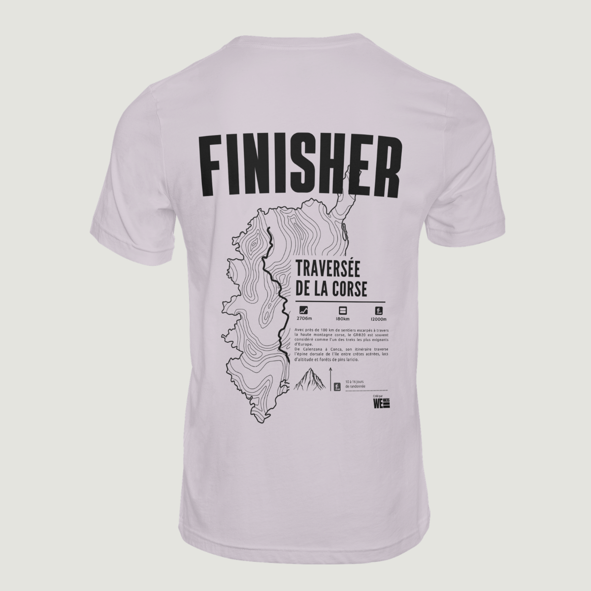 T-shirt GR®20 Traversée de la Corse