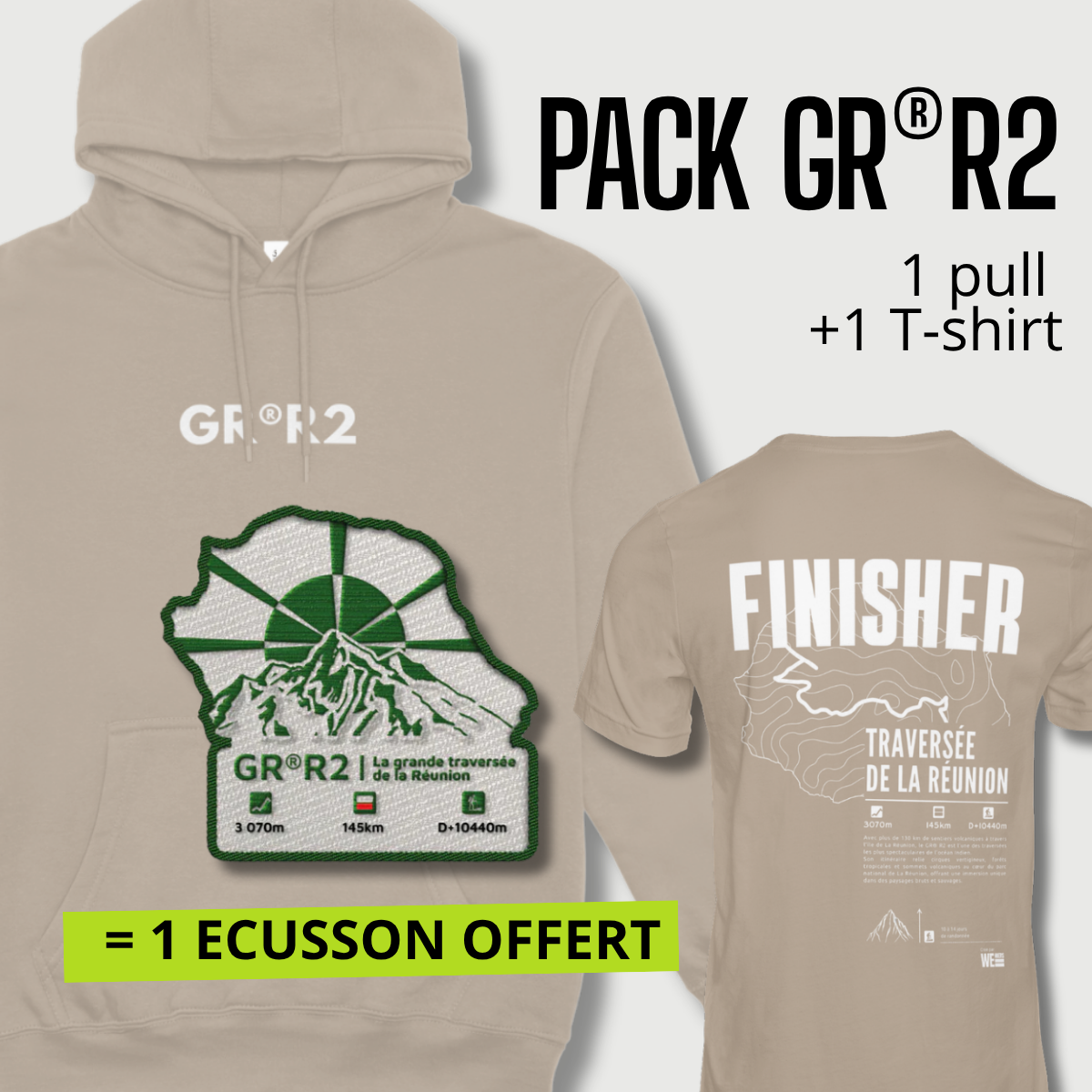 Pack GR®R2 Traversée de la Réunion