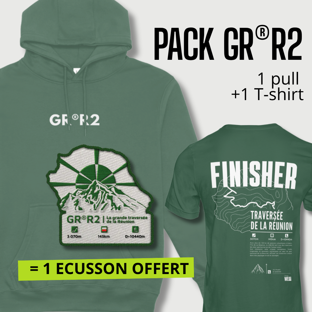 Pack GR®R2 Traversée de la Réunion