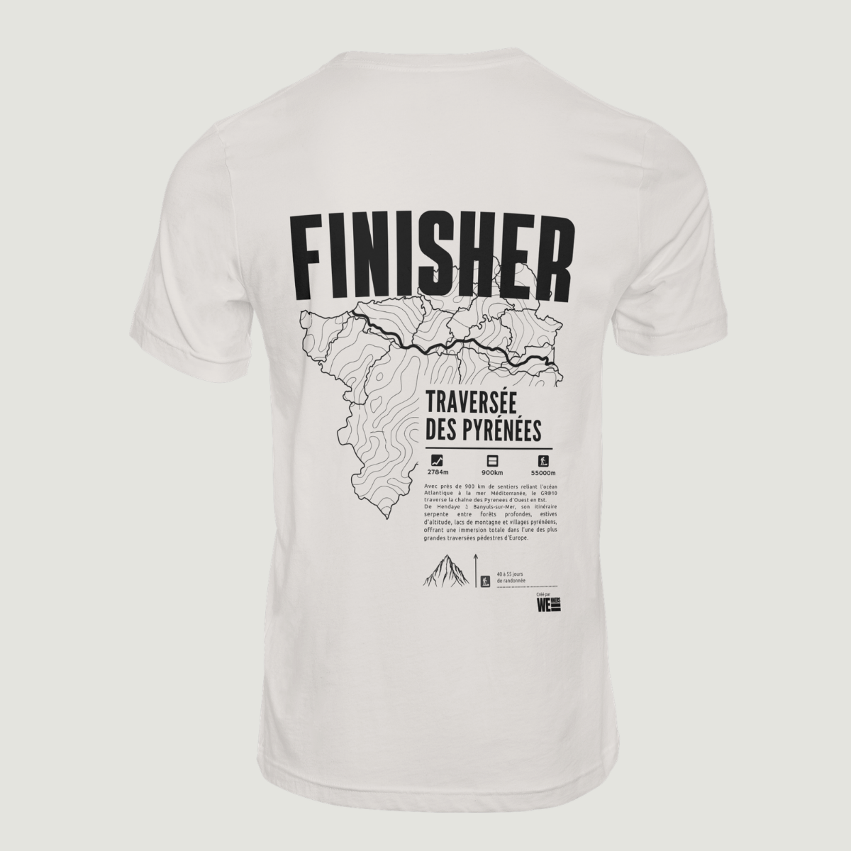 T-shirt GR®10 Traversée des Pyrénées