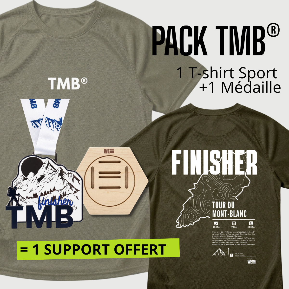 Pack Médaille TMB® Tour du Mont-Blanc