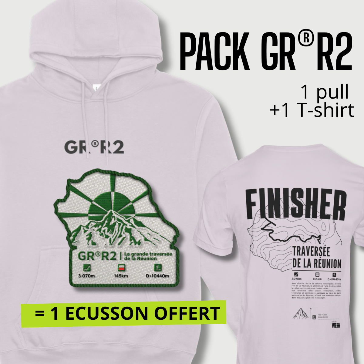 Pack GR®R2 Traversée de la Réunion