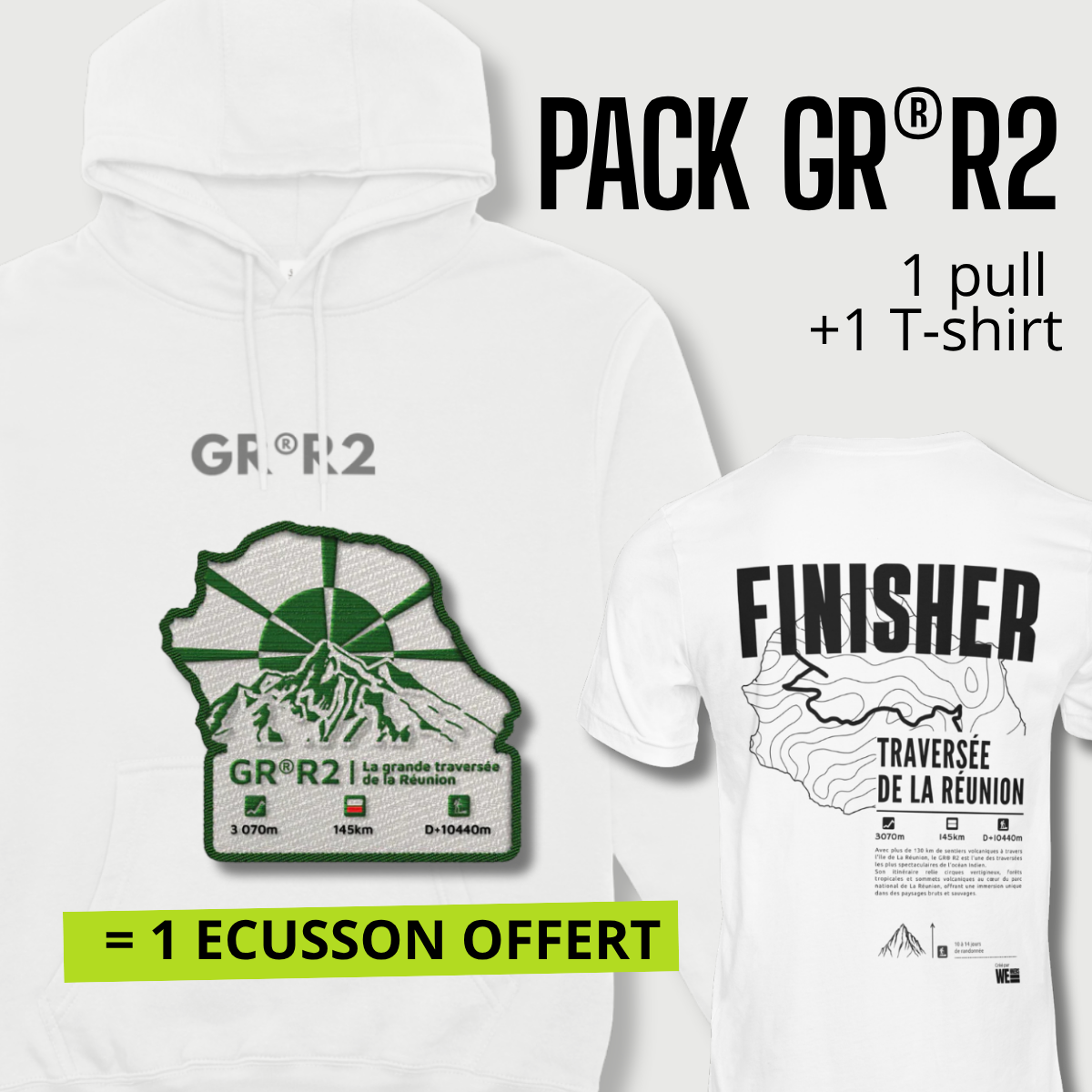 Pack GR®R2 Traversée de la Réunion