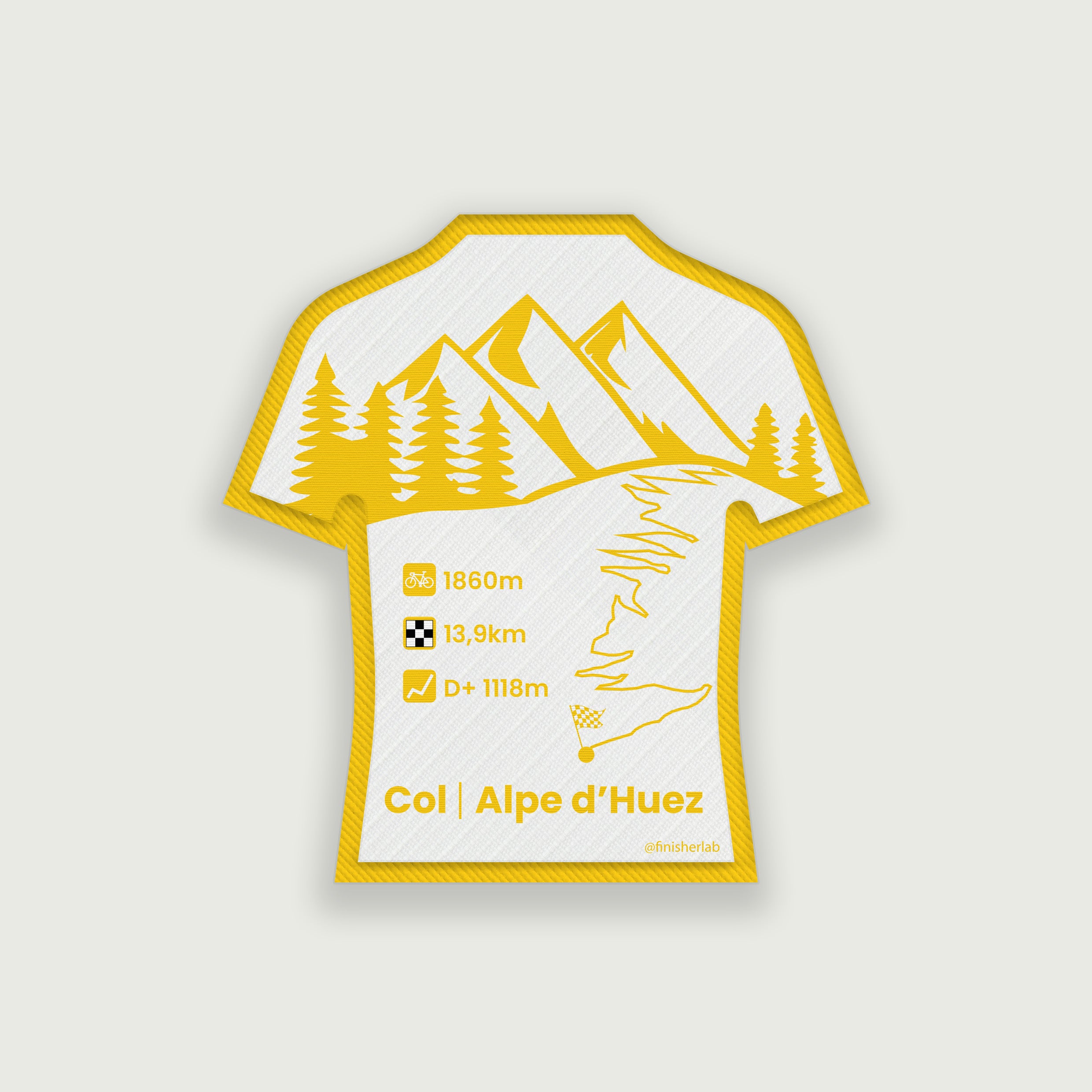 Écusson Col Alpe d'Huez