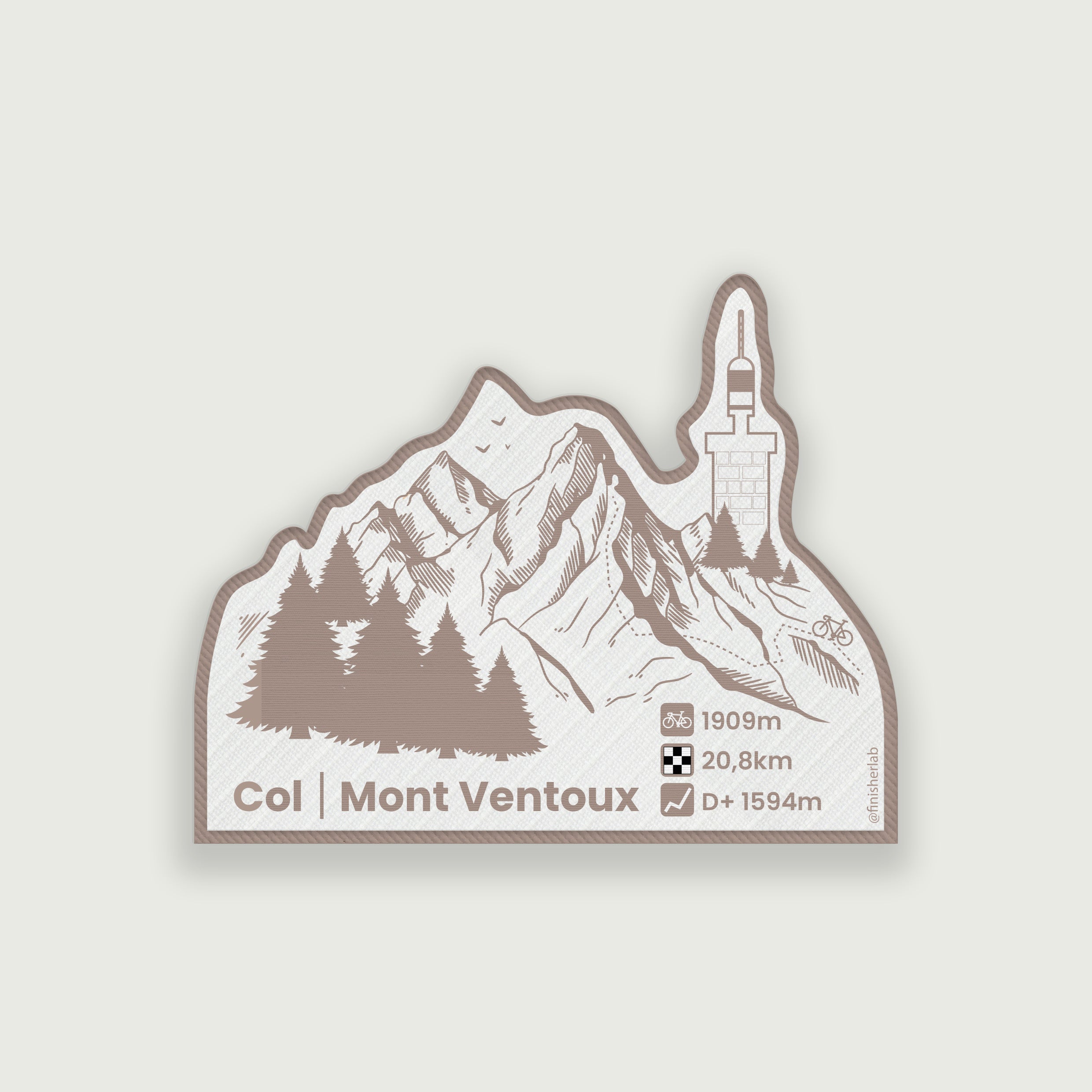 Écusson Col Mont Ventoux