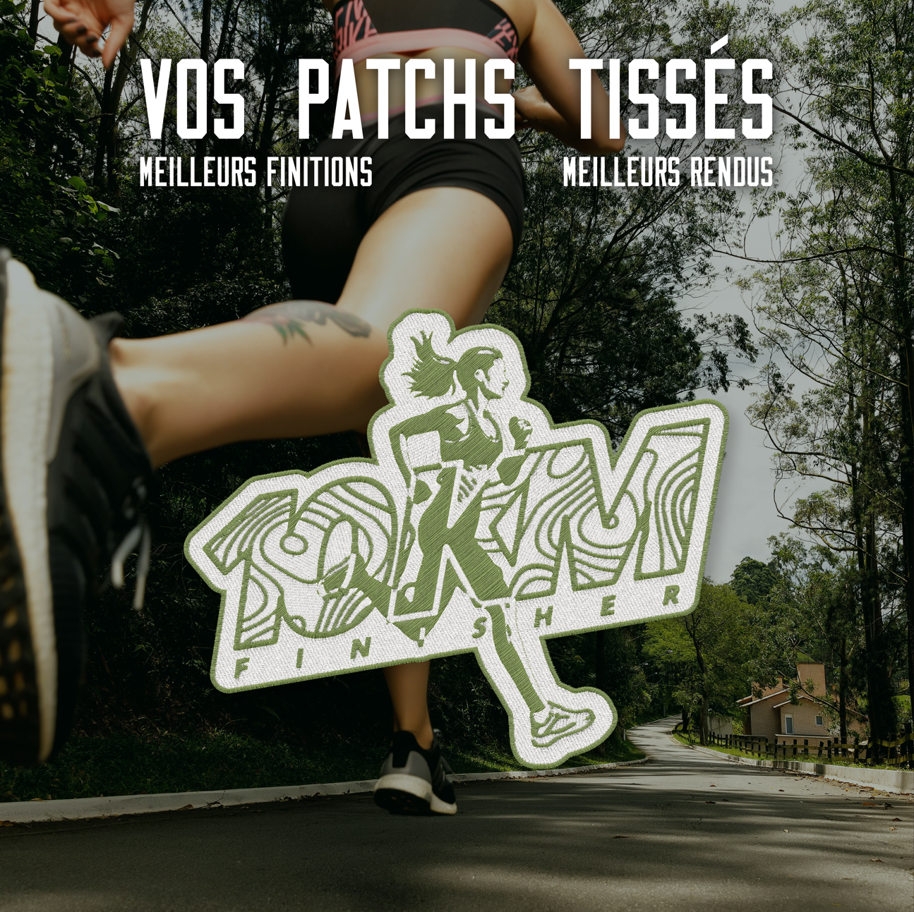 Écusson Finisher 10KM pour Femme