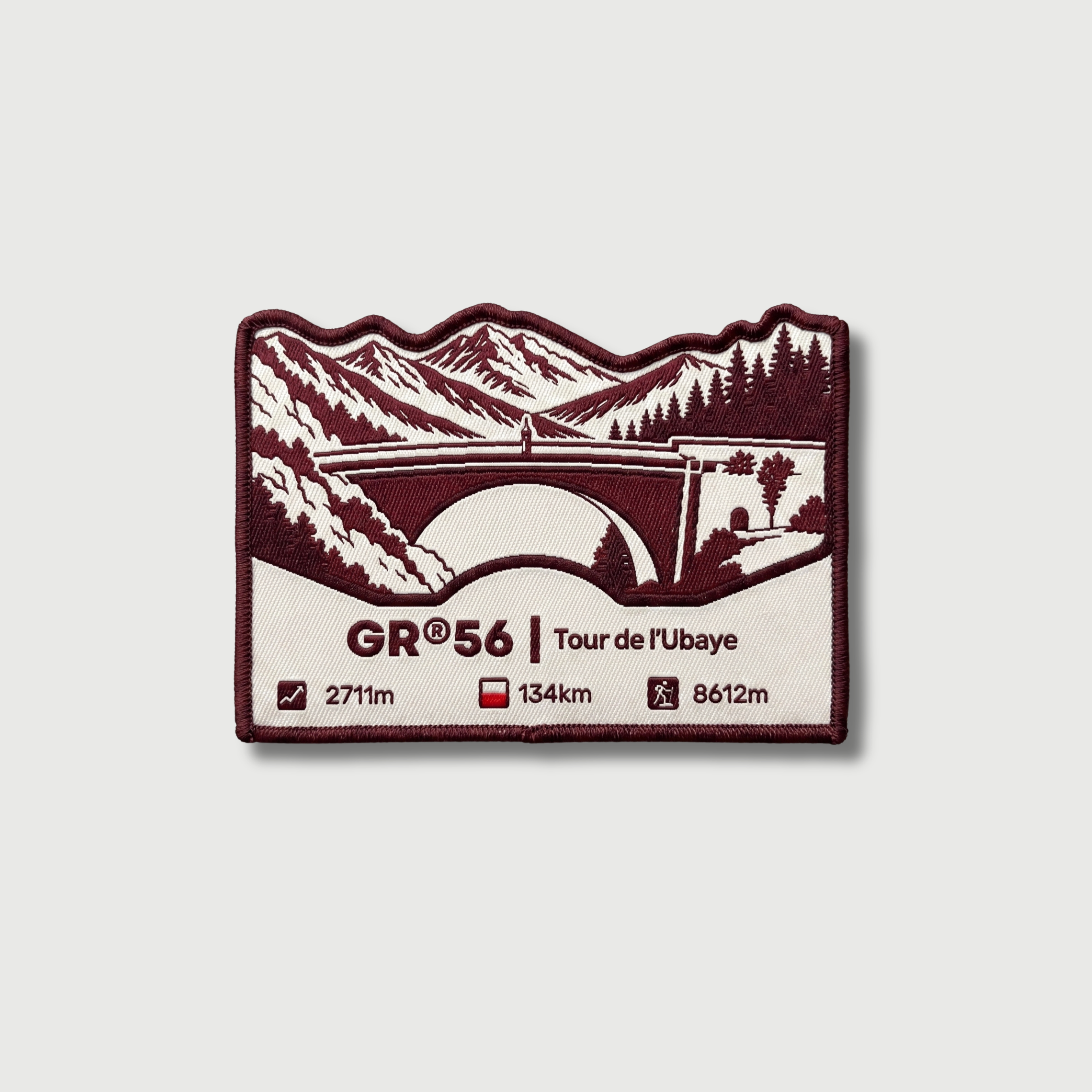 Écusson GR®56 Tour de l'Ubaye