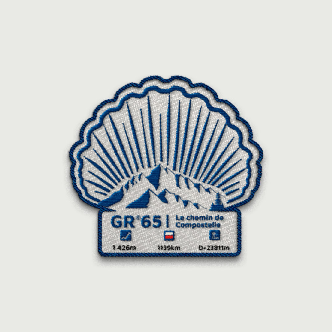 Écusson Gr®65 Le chemin de Compostelle