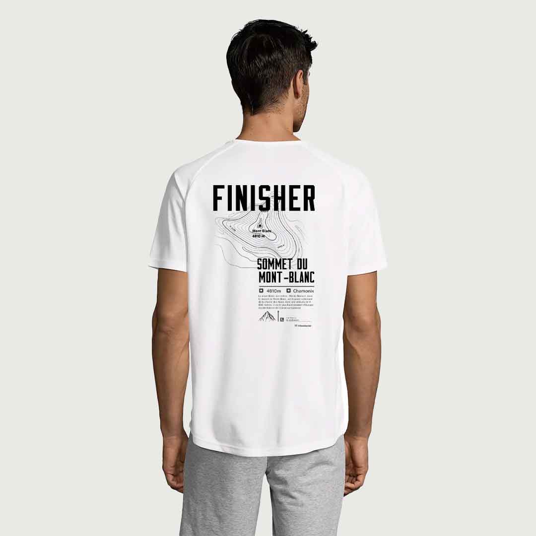 T-shirt sport Sommet du Mont-Blanc