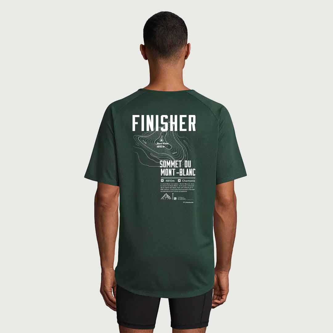 T-shirt sport Sommet du Mont-Blanc