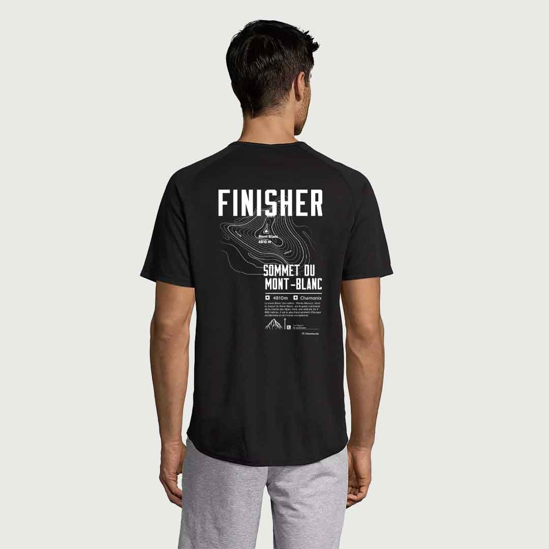 T-shirt sport Sommet du Mont-Blanc