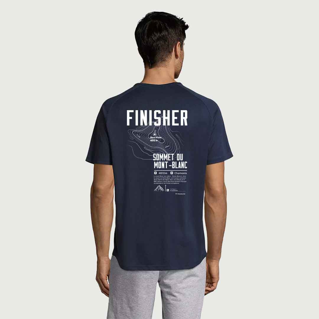 T-shirt sport Sommet du Mont-Blanc