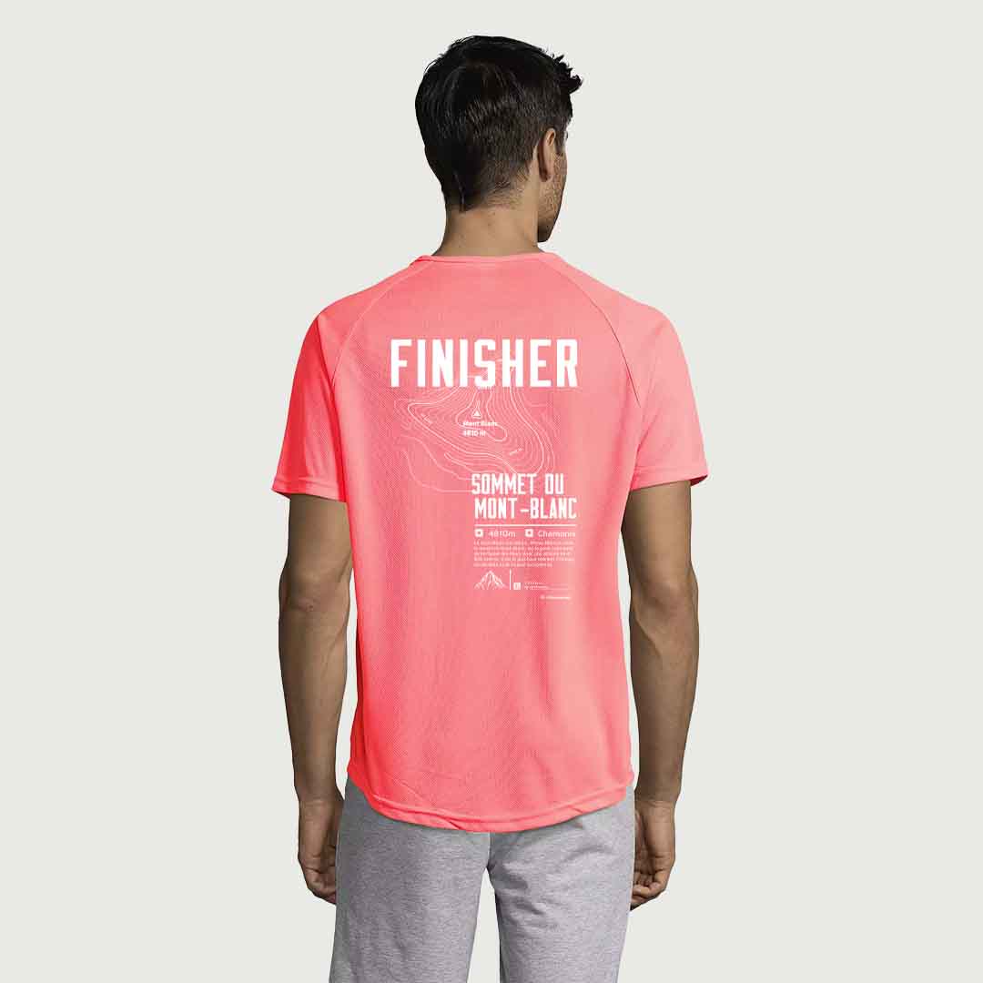 T-shirt sport Sommet du Mont-Blanc