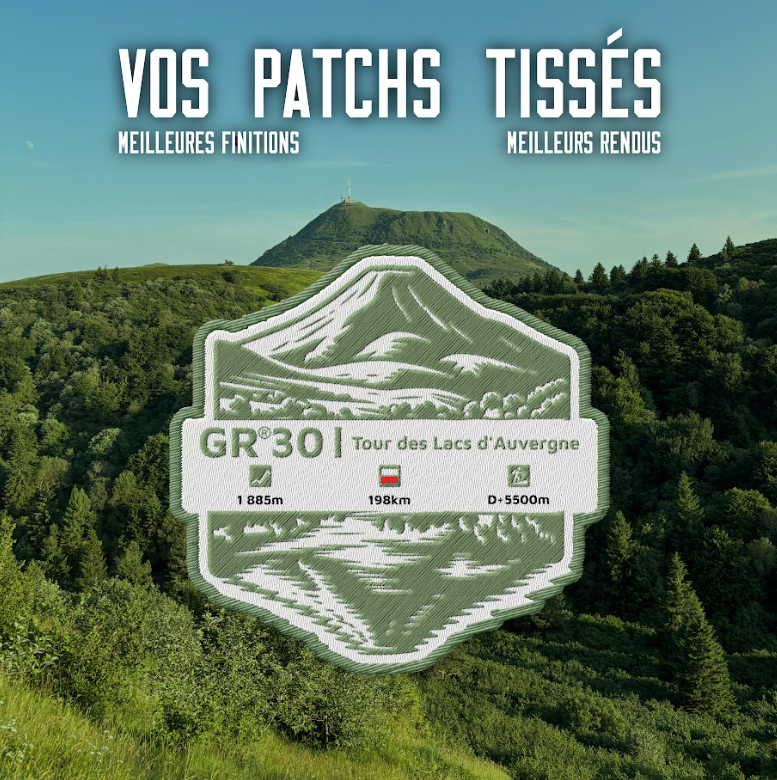 Écusson GR®30 Tour des Lacs d'Auvergne
