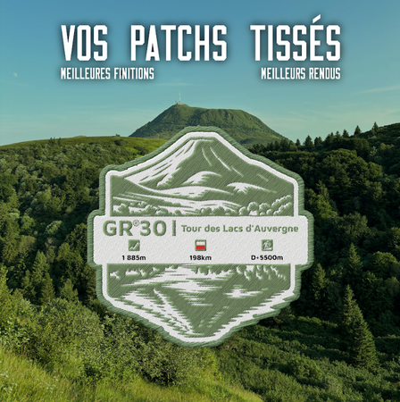 Écusson GR®30 Tour des Lacs d'Auvergne