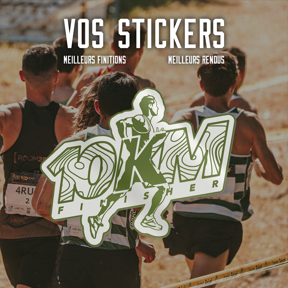 STICKER'S 10KM HOMME