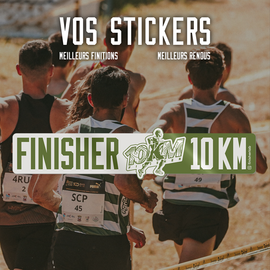 STICKER'S 10KM HOMME
