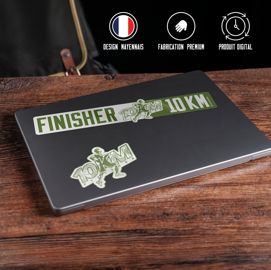 STICKER'S 10KM HOMME