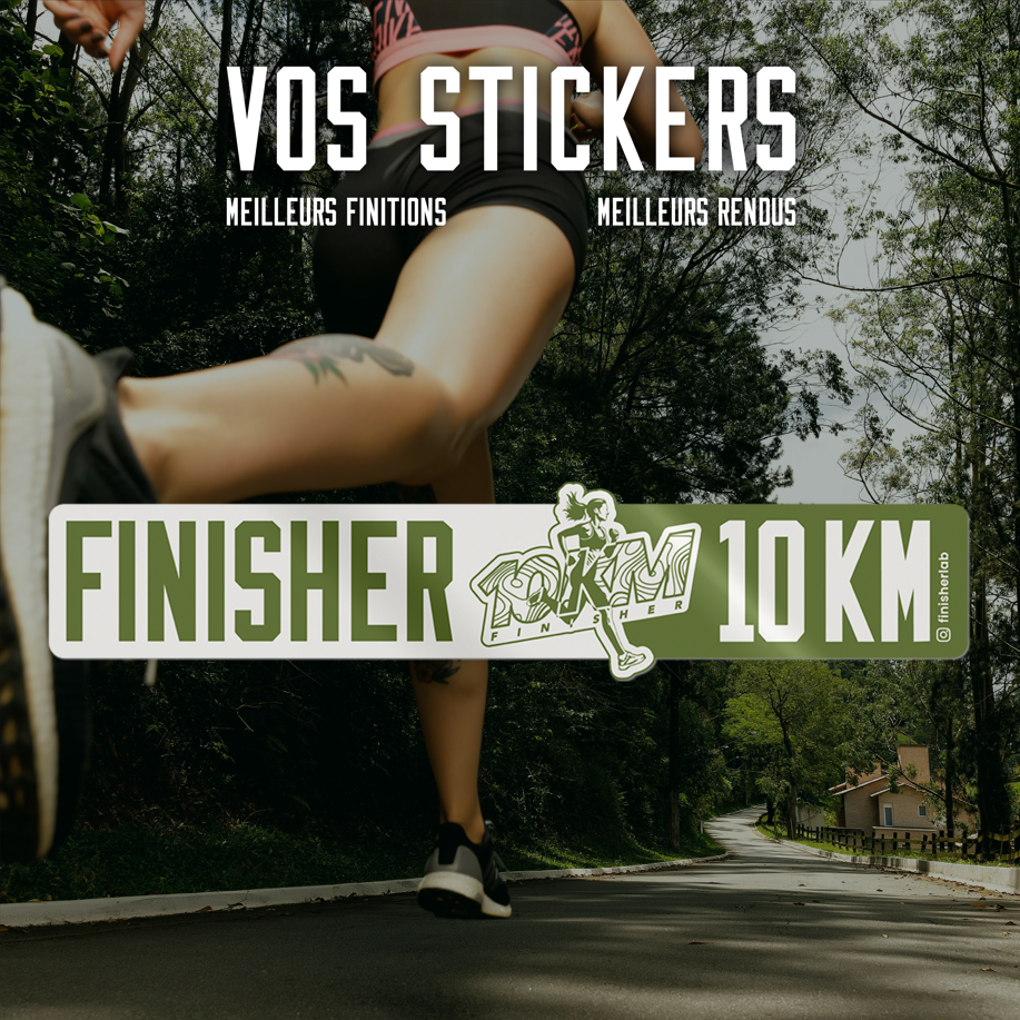 STICKER'S 10KM FEMME