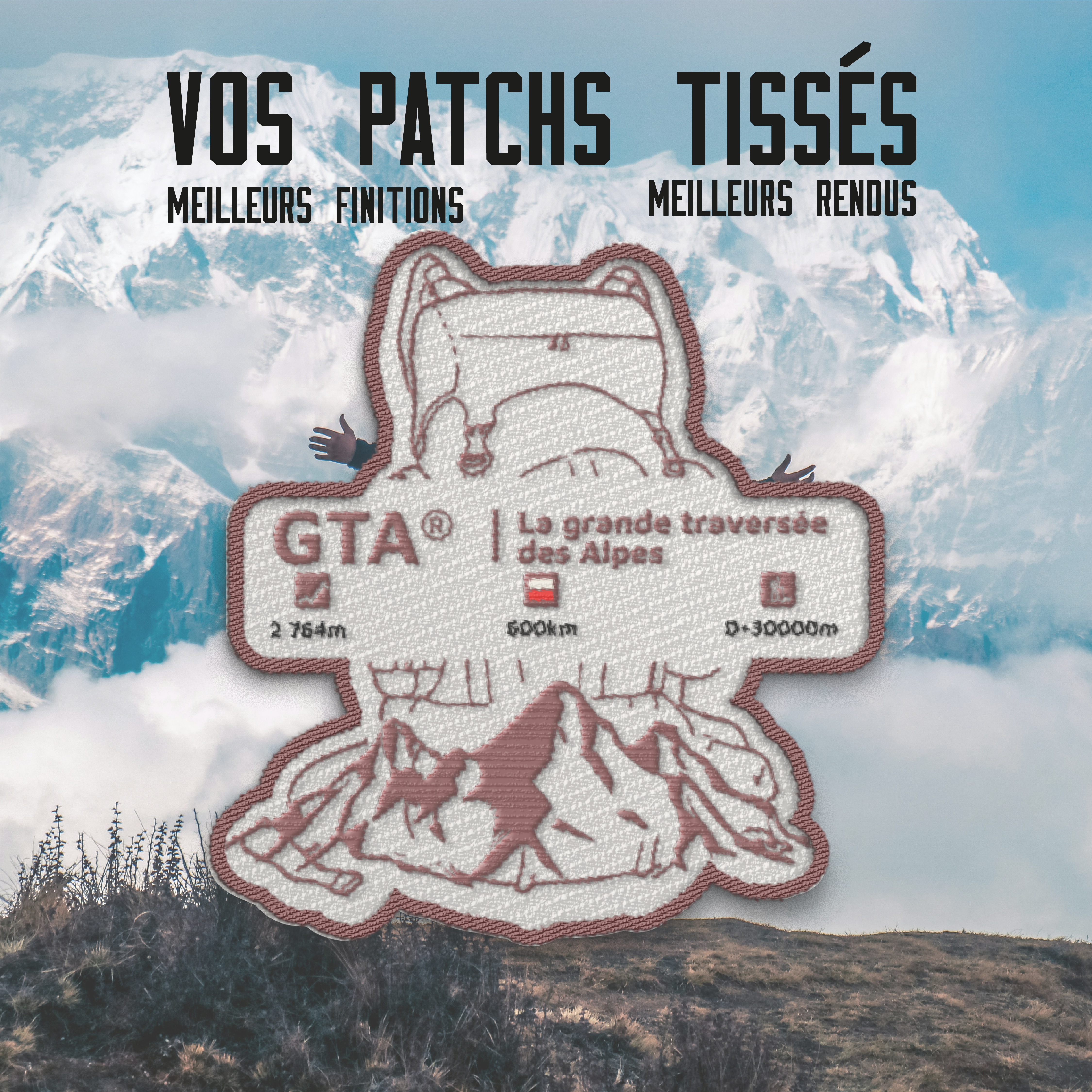 Écusson GTA® La grande traversée des Alpes
