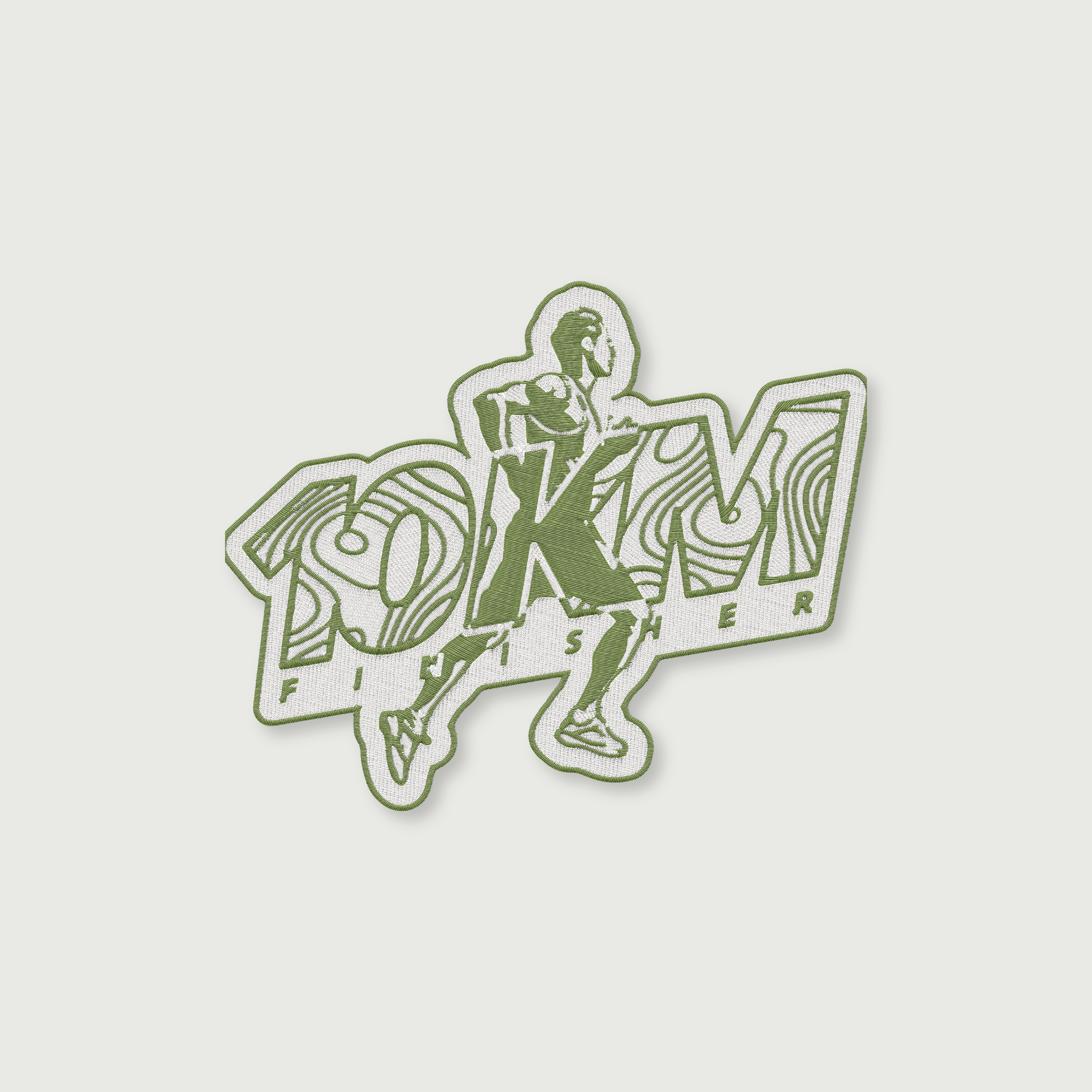 Écusson Finisher 10KM pour Homme